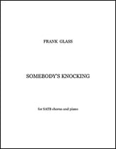 Somebody's Knocking SATB choral sheet music cover